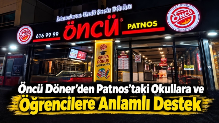 Öncü Döner’den Patnos’taki Okullara ve Öğrencilere Anlamlı Destek