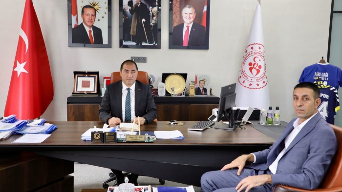 Ağrı Gençlik ve Spor İl Müdürü Ahmet Çelebi’den Fatih Alpaslan’a Yeni Görev Tebriği