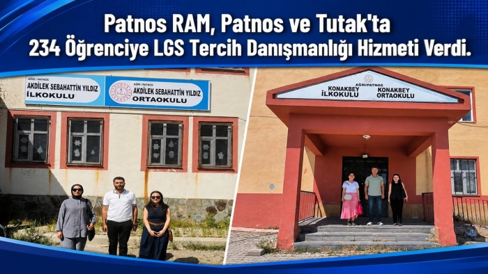 Patnos RAM'dan Ortaokul Öğrencilerine Dev LGS Tercih Desteği