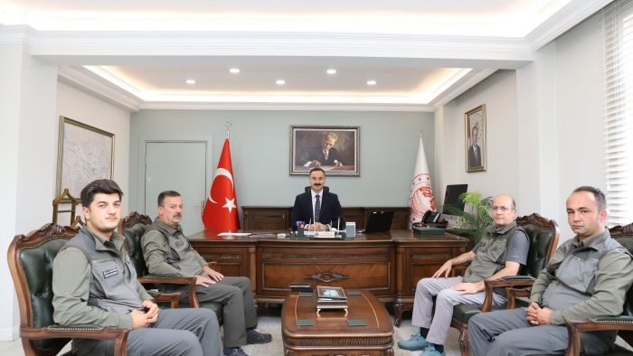 Doğa Koruma ve Milli Parklar Heyetinden Kaymakam Ayvat’a Ziyaret