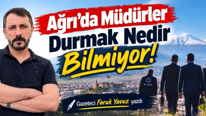 Ağrı’da Müdürler Durmak Nedir Bilmiyor!