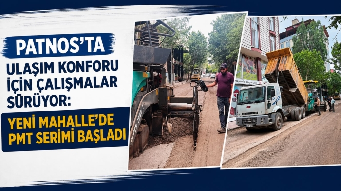 Patnos’ta Ulaşım Konforu İçin Çalışmalar Sürüyor: Yeni Mahalle’de PMT Serimi Başladı