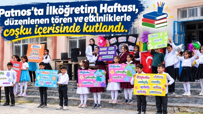 Patnos’ta İlköğretim Haftası Coşkuyla Kutlandı