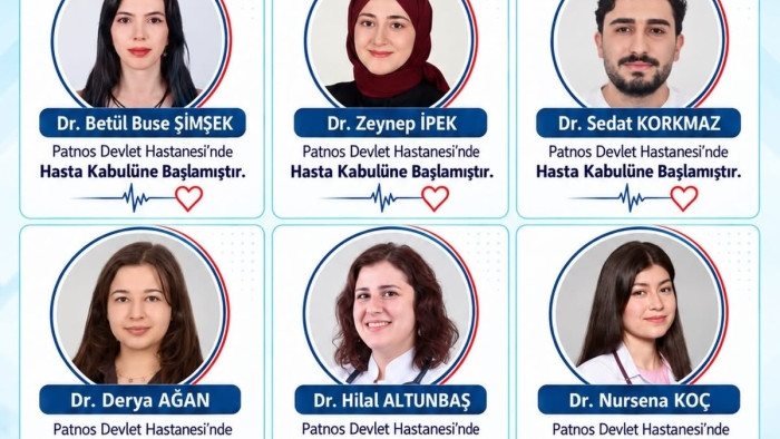 Patnos Devlet Hastanesi'nde Sağlık Kadrosu Güçleniyor: 6 Yeni Hekim Hasta Kabulüne Başladı  