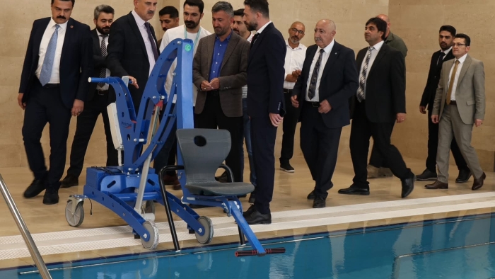 Ağrı’da Fizik Tedavi Hastanesi’ndeki Hidroterapi Havuzları İncelendi
