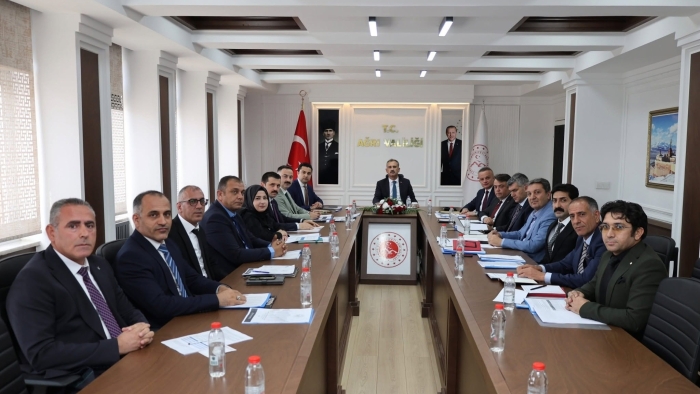Ağrı’da Sosyal Yardım Çalışmaları Gözden Geçirildi