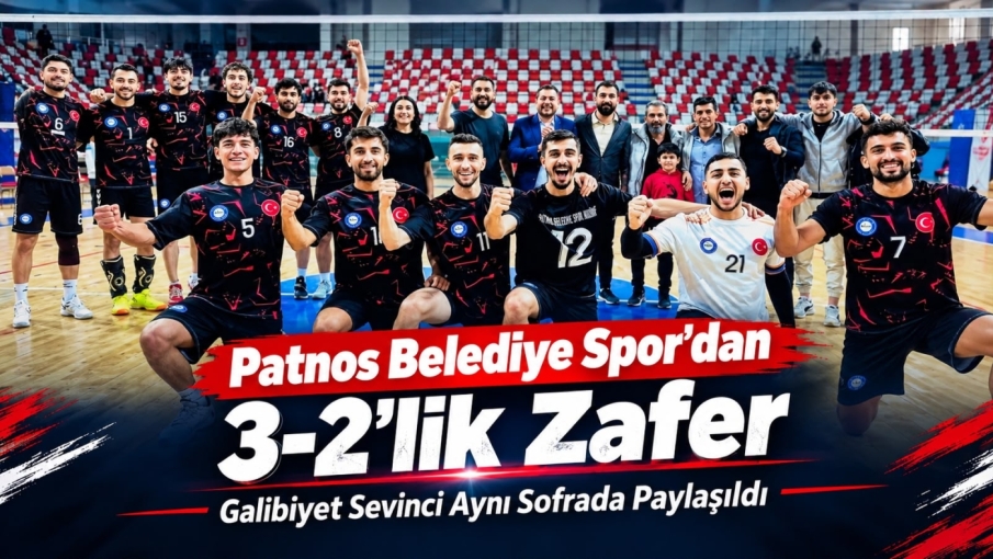 Patnos Belediye Spor’dan 3-2’lik Zafer: Galibiyet Sevinci Aynı Sofrada Paylaşıldı