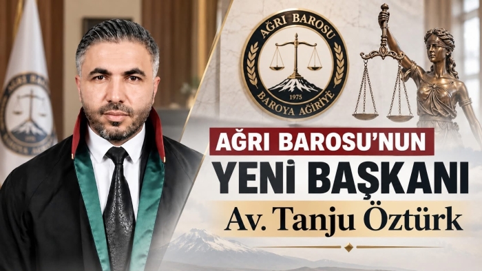 Ağrı Barosu’nda Tanju Öztürk Dönemi